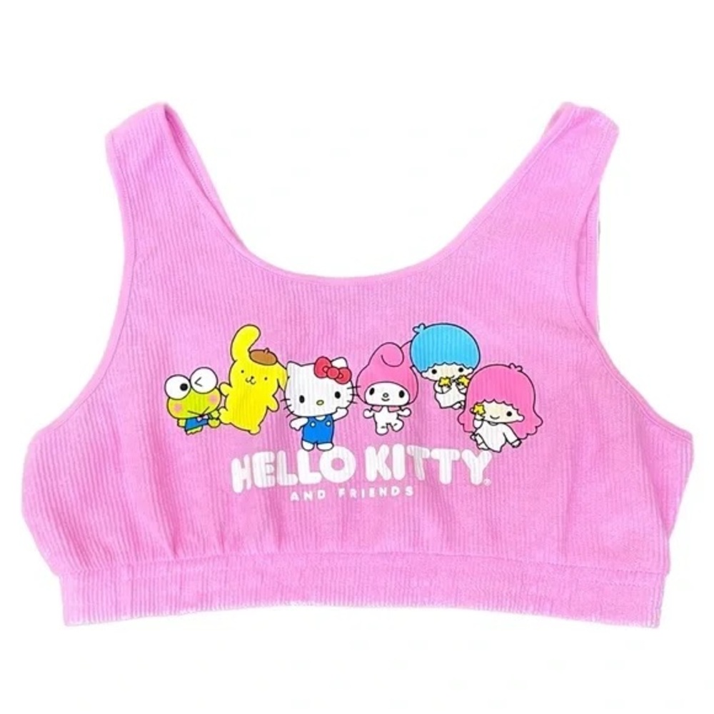 Sanrio Hello Kitty‎ & Friends Ribbed Cropped Tank Top 💕🐱